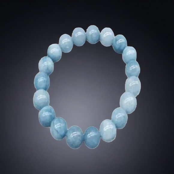Blue Stone Bracelet - 10mm - Picture 2 of 2